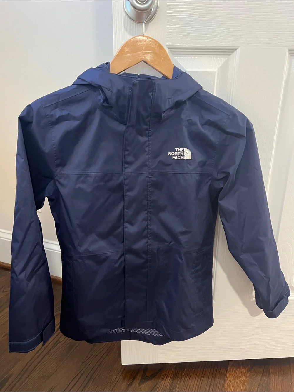 The North Face Kids Navy Hooded Rain Jacket
